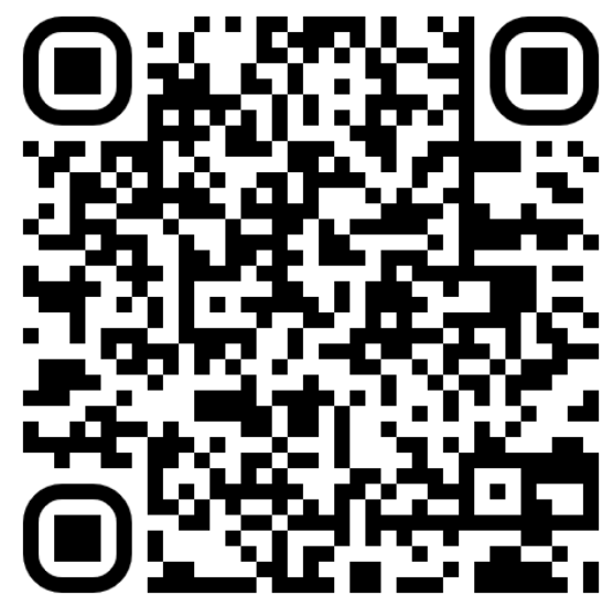QR code linking to reunion program PDF